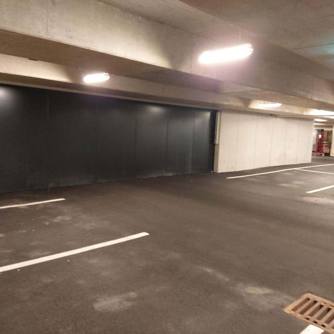 Reinigung der Tiefgarage
